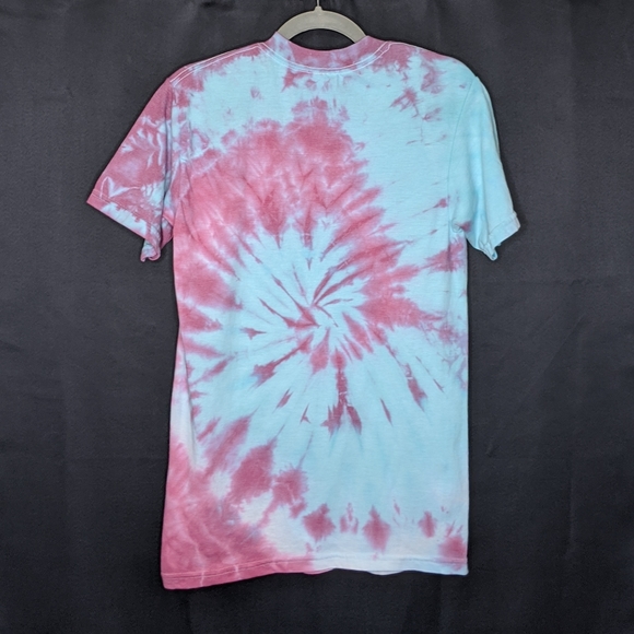 Vtg Gildan Swirl Tie Dye T-shirt Small Custom - Picture 2 of 3